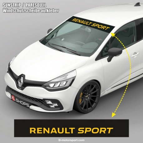 Windschutzscheibe aufkleber RENAULT SPORT logo 2018