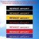 Pare soleil RENAULT SPORT logo 2004-2015