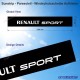 Pare soleil RENAULT SPORT logo 2004-2015