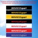 Pare soleil RENAULT SPORT logo vintage