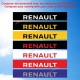 Windschutzscheibe aufkleber RENAULT für Clio Megane Twingo Captur