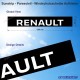 Windschutzscheibe aufkleber RENAULT für Clio Megane Twingo Captur