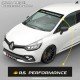 Windshield decal RENAULT SPORT RS logo 2018 black yellow silver