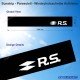 Paresoleil logo RENAULT SPORT RS 2018 pour Captur Megane Clio Twingo