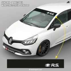 Windschutzscheibe aufkleber RENAULT SPORT RS logo 2018  für Clio Megane Twingo Captur