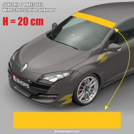 Rally Windschutzscheibe aufkleber RENAULT SPORT breit 20 cm