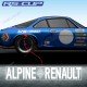 2 sticker ALPINE RENAULT 57 cm