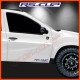 2 sticker decals DACIA SKULL and CARBON