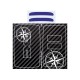 Sticker clé main libres DACIA EXTREME 2 boutons look carbone COMPASS
