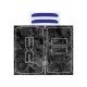 DACIA EXTREME Sticker for 2 buttons Key forged carbon look