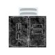 DACIA EXTREME Sticker for 2 buttons Key forged carbon look