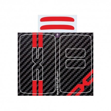 DACIA EXTREME Sticker for 2 buttons Key double stripes