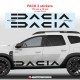 2 sticker logo DACIA 2024 Duster II