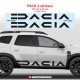 2 sticker logo DACIA 2024 Duster II