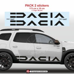2 sticker logo DACIA 2024 Duster II