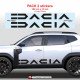 2 DACIA Logo 2024 side skirt decal for Duster III