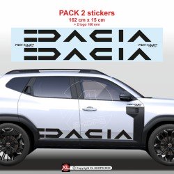 2 sticker logo DACIA 2024 Duster III
