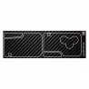 Carbon-Look Aufkleber für 3 Tasten Schlüssel für Clio 3 Megane 2 Scenic 2