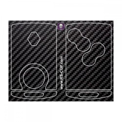 Sticker for 4 buttons Key RENAULT SPORT CARBON look without logo