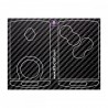 Carbon Look sticker 4 buttons Key for Clio 4 Megane 3 Scenic 3 Captur