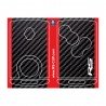 Red Carbon Look sticker 4 buttons Key for Clio 4 Megane 3 Scenic 3 Captur