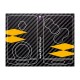 Aufkleber für 4 Tasten Schlüssel RENAULT SPORT CARBON look und Gelb Streifen