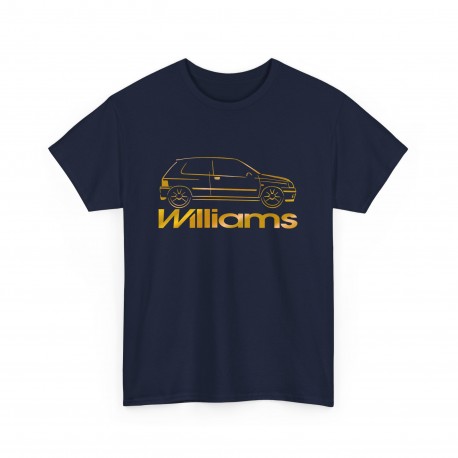 Tshirt homme RENAULT CLIO WILLIAMS bleu marine et or