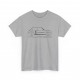Men Tshirt RENAULT 8 GORDINI R8 Blue and white