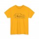 Men Tshirt RENAULT 8 GORDINI R8 Blue and white