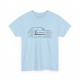 Männer T-Shirt  RENAULT 8 GORDINI R8 blau und weiss