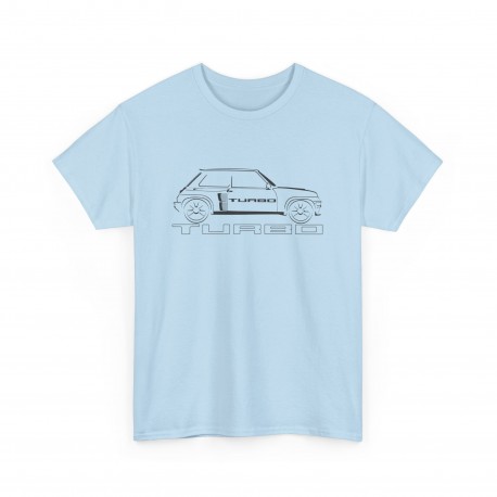 Men Tshirt RENAULT 8 GORDINI R8 Blue and white