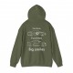 FAST DRIVE FUN TIMES BIG SMILES version ALPINE A110 hoodie homme