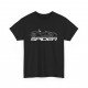 Men Tshirt RENAULT 8 GORDINI R8 Blue and white