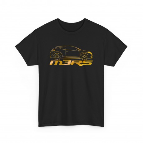 Männer T-Shirt MEGANE 3 RS RENAULT SPORT schwarz und golden