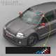 Windschutzscheibe aufkleber DREIFARBIG für RENAULT
