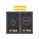 Sticker Clé 4 boutons RENAULT SPORT CARBONE et LOGO RS-CUP GRIS
