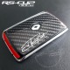 Sticker Clé 4 boutons RENAULT SPORT CARBONE et LOGO RS-CUP GRIS