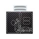 Sticker for 4 buttons Key RENAULT SPORT CARBON look and grey RS-CUP logo