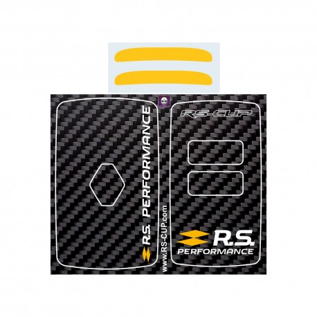 Sticker for 2 buttons Key RENAULT SPORT RS PERFORMANCE