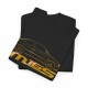 MEGANE 16s silhouette Männer T-Shirt Schwarz und golden metal M16S