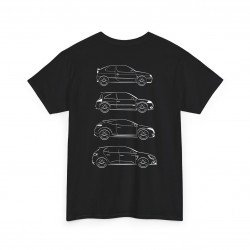 FAST DRIVE FUN TIMES BIG SMILES Men Tshirt with RENAULT MEGANE