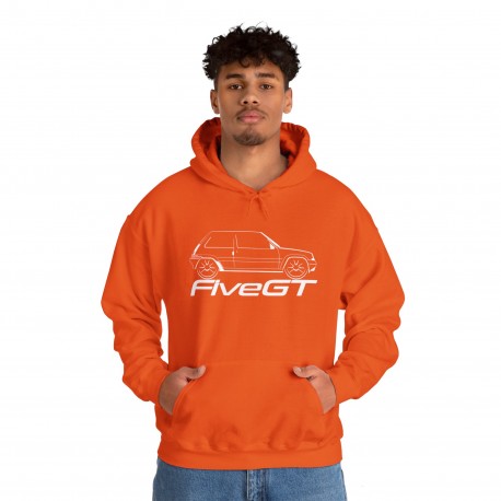 SUPER 5 GT TURBO silhouette Männer Hoodie