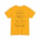 FAST DRIVE FUN TIMES BIG SMILES Männer T-Shirt mit RENAULT 5 GT TURBO