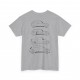 FAST DRIVE FUN TIMES BIG SMILES Männer T-Shirt mit RENAULT 5 GT TURBO