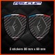2 Aufkleber RENAULT SPORT carbon look