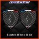 2 sticker decals RENAULT SPORT carbon look