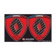 2 Aufkleber RENAULT SPORT carbon look red schwarz