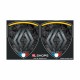 2 Forged-Carbon-look Aufkleber mit RENAULT logo