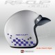 Sticker damier pour casque RENAULT SPORT