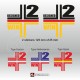 DESIGNED 2 WIN sticker decal for helmet RENAULT SPORT